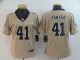 Women Nike New Orleans Saints #41 Alvin Kamara Gold Inverted Legend Jersey