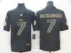 Nike Steelers #7 Ben Roethlisberger Black Gold Vapor Untouchable Limited Men Jersey