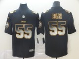 Pittsburgh Steelers #55 Devin Bush 2019 Black Smoke Fashion Limited Men Jersey