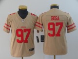 Youth San Francisco 49ers #97 Nick Bosa Gold Inverted Legend Jersey