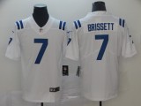 Men's Indianapolis Colts #7 Brissett White Vapor Untouchable Limited Jersey