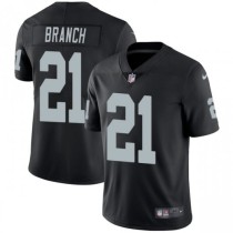 Nike Oakland Raiders #21 Branch Black Vapor Untouchable Limited Jersey