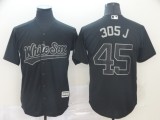 MLB White Sox #45 Michael Jordan 305 J Black 2019 Players Weekend Player Men Jersey