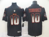 Chicago Bears #10 Mitchell Trubisky 2019 Black Smoke Fashion Limited Men Jersey