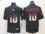 San Francisco 49ers #10 Jimmy Garoppolo Black 2019 Smoke Fashion Limited Men Jersey