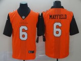 Men's Cleveland Browns #6 Baker Mayfield Orange 2019 City Edition Limited Jersey