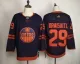 NHL Oilers #29 Leon Draisaitl Blue 50th anniversary Adidas Men Jersey