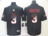 Tampa Bay Buccaneers #3 Jameis Winston Black 2019 Smoke Fashion Limited Men Jersey