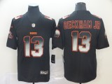 Cleveland Browns #13 Odell Beckham Jr. Black 2019 Smoke Fashion Limited Men Jersey