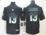 Miami Dolphins #13 Dan Marino 2019 Black Smoke Fashion Limited Men Jersey