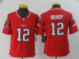 Youth New England Patriots #12 Tom Brady Red Inverted Legend Jersey