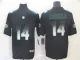 New York Jets #14 Sam Darnold Black 2019 Smoke Fashion Limited Men Jersey