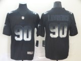 Dallas Cowboys #90 Demarcus Lawrence Black 2019 Smoke Fashion Limited Men Jersey