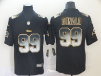 Los Angeles Rams #99 Aaron Donald Black 2019 Smoke Fashion Limited Men Jersey