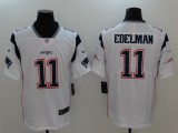 Mens NFL New England Patriots #11 Edelman White Vapor Untouchable Limited Jersey