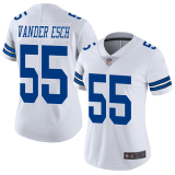 Women Cowboys #55 Leighton Vander Esch White Vapor Untouchable Limited Jersey