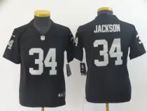 Youth Oakland Raiders #34 Bo Jackson Vapor Untouchable Black Limited Jersey