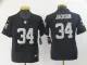 Youth Oakland Raiders #34 Bo Jackson Vapor Untouchable Black Limited Jersey