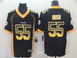 Nike 2018 Pittsburgh Steelers #55 Devin Bush Drift Fashion Color Rush Limited Jersey