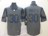 Nike Los Angeles Rams #30 Gurley II Grey Inverted Legend Men Jersey