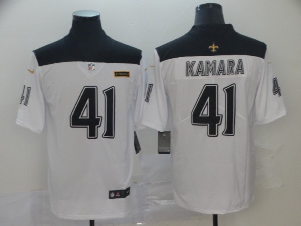 Men's New Orleans Saints #41 Alvin Kamara White 2019 City Edition Limited Jersey