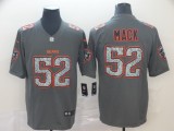 Nike Bears #52 Khalil Mack Gray Static Vapor Untouchable Limited Men Jersey