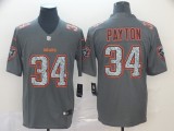 Nike Bears 34 Walter Payton Gray Static Vapor Untouchable Limited Men Jersey