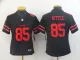 Women's Nike San Francisco 49ers #85 Kittle Black Vapor Untouchable Limited Jersey