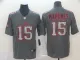 Nike Chiefs #15 Patrick Mahomes Gray Static Vapor Untouchable Limited Men Jersey