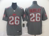 Nike Giants #26 Saquon Barkley Gray Static Vapor Untouchable Limited Men Jersey