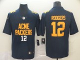 NFL Packers #12 Aaron Rodgers City Edition Navy Jersey