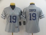 Women Nike Cowboys #19 Amari Cooper Grey Inverted Legend Jersey