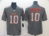 Nike Bears #10 Mitchell Trubisky Gray Static Vapor Untouchable Limited Men Jersey