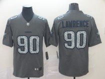 Nike Cowboys #90 Demarcus Lawrence Gray Static Vapor Untouchable Limited Men Jersey