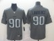 Nike Cowboys #90 Demarcus Lawrence Gray Static Vapor Untouchable Limited Men Jersey