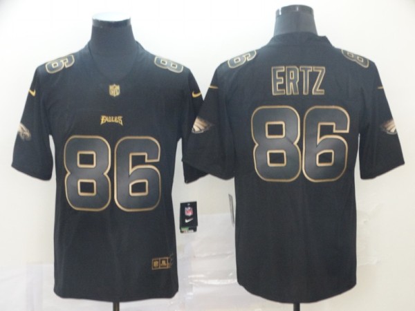 Nike Eagles #86 Zach Ertz Black Gold Vapor Untouchable Limited Jersey