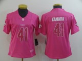 Women New Orleans Saints #41 Kamara Pink Limited Rush Fashion Jersey