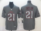 Nike Redskins #21 Sean Taylor Gray Static Vapor Untouchable Limited Men Jersey