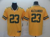 Nike Packers #23 Jaire Alexander Gold Inverted Legend Men Jersey