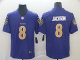 Nike Ravens #8 LaMar Jackson Purple Color Rush Limited Men Jersey