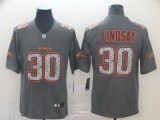 Nike Broncos #30 Phillip Lindsay Gray Static Vapor Untouchable Limited Men Jersey