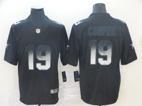 Dallas Cowboys #19 Amari Cooper Black 2019 Smoke Fashion Limited Men Jersey