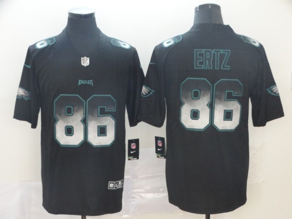 Nike Eagles #86 Zach Ertz Black Arch Smoke Vapor Untouchable Limited Jersey