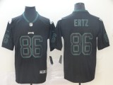 Nike Eagles #86 Zach Ertz Black Shadow Limited Men Jersey