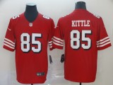 San Francisco 49ers #85 George Kittle Men's Red Alternate Color Rush Limited Jersey