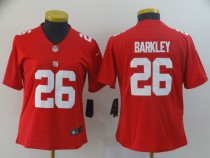 Women Nike New York Giants #26 Saquon Barkley Red Vapor Untouchable Limited Jersey 