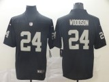 Nike Oakland Raiders #24 Woodson Black Vapor Untouchable Limited Jersey