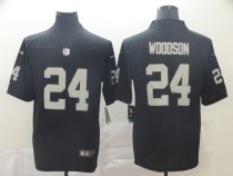 Nike Oakland Raiders #24 Woodson Black Vapor Untouchable Limited Jersey