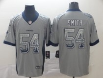 Nike Dallas Cowboys #54 Smith Grey Drift Fashion Color Rush Limited Jersey