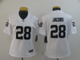 Women Oakland Raiders #28 Jacobs Vapor Untouchable White Limited Jersey